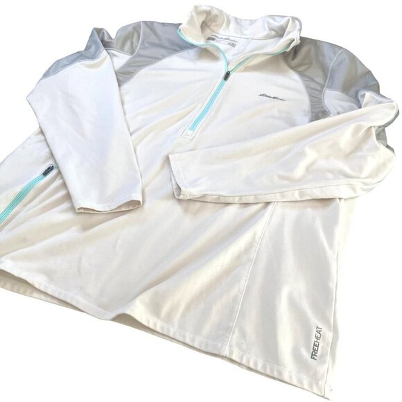 Eddie‎ Bauer Soft Strectch 1/2 Zip Athletic Pullover Sz 2XL Sportswear Gorpcore - Picture 3 of 13